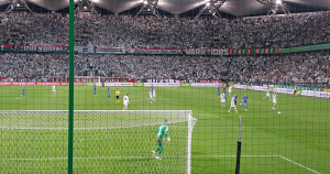 Kibice z Michałówki na Łazienkowskiej