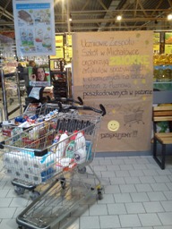 Zbiórka żywności dla Pogorzelców w Kauflandzie