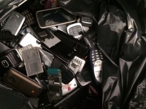 Zbiórka zużytych telefonów
