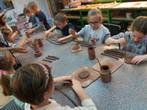 Pierwszoklasiści w Łucznicy