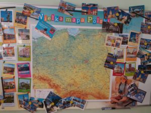 „Wielka mapa Polski” –  wymiana   pocztówkowa między szkołami w Polsce