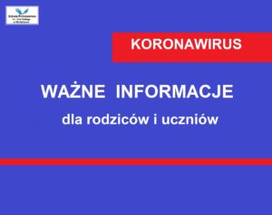 Informacja dla rodziców i uczniów