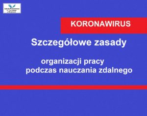 Szczegółowe zasady organizacji pracy podczas nauczania zdalnego  w Szkole Podstawowej im. Orła Białego w Michałówce