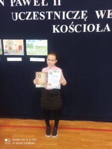 II Gminny Konkurs Plastyczny o św. Janie Pawle II  pt.: ,, Jan Paweł II-Uczestniczę we wspólnocie Kościoła”